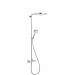 Hansgrohe Showerpipe Raindance Select weiss/chrom mit Kopfbrause S 300 2jet