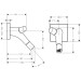 Hansgrohe 2-Griff Waschtischarmatur UP Axor Starck Organic F-Set chrom
