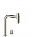 Hansgrohe 2-L.Spültischmischer 200 Select 2jet sBox Ausziehbr.M7120-H200 edelstahl-opt.