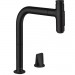 Hansgrohe 2-L.Spültischmischer 200 Select 2jet sBox Ausziehbr.M7120-H200 mattschwarz