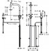 Hansgrohe 2-Loch SPTM 200 Metris Select M71 Ausziehbrause 2jet sBox mattschwarz