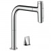 Hansgrohe 2-L.Spültischmischer 200 Select 2jet sBox Ausziehbrause M7120-H200 chrom