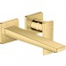Hansgrohe 2-Loch Metropol Waschtischarmatur Unterputz F-Set Polished Gold Optik langer Auslauf