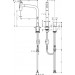 Hansgrohe 2-Loch SPTM 200 Metris Select M71 Ausziehbrause 2jet edelstahl-optik