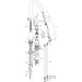 Hansgrohe 2-Loch Spültischmischer Axor Citterio M chrom mit Ausziehbrause