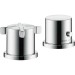 Hansgrohe 2-Loch Thermostat Axor Citterio E F-Set chrom Wannenrandmontage