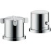 Hansgrohe 2-Loch Thermostat Axor Citterio E F-Set chrom Wannenrandmontage