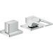 Hansgrohe 2-Loch Wannenmischer Metropol F-Set Bügelgriff chrom Wannenrandmontage
