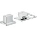 Hansgrohe 2-Loch Wannenmischer Metropol F-Set Bügelgriff chrom Wannenrandmontage