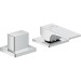 Hansgrohe 2-Loch Wannenmischer Metropol F-Set chrom Wannenrandmontage