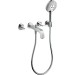 Hansgrohe 3-L.Wannenarmatur Axor Citterio F-Set Wand chrom Hebelgriff/Handbr.ohne Platte