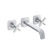 Hansgrohe 3-L.Waschtischarmatur Axor Citterio E Fertigset Wandmontage chrom