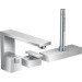 Hansgrohe 3-Loch Wannenmischer Axor Edge F-Set chrom Wannenrandmontage