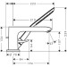 Hansgrohe 3-Loch Wannenarmatur Metris F-Set chrom Wannenrandmontage