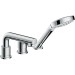Hansgrohe 3-Loch Wannenmischer Talis S F-Set chrom Wannenrandmontage