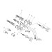 Hansgrohe 3-Loch Waschtischarm.Axor Citterio Wand F-Set lang chrom m.Platte/Kreuzgr.