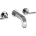 Hansgrohe 3-Loch Waschtischarm.Axor Citterio Wand Fertigset kurzchrom m.Hebelgriffen