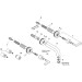 Hansgrohe 3-Loch Waschtischarm.Axor Citterio Wand Fertigset langchrom m.Hebelgriffen