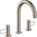 Hansgrohe 3-Loch Waschtischarmatur 200 Axor Uno Bügelgriff BN