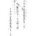 Hansgrohe 3-Loch Waschtischarmatur 30 Axor Montreux Kreuzgriff chrom