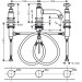 Hansgrohe 3-Loch Waschtischarmatur 30 Axor Montreux Kreuzgriff chrom