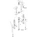 Hansgrohe 3-Loch Waschtischarmatur 50 Axor Urquiola Standmodell chrom mit Platte