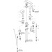 Hansgrohe 3-Loch Waschtischarmatur 50 Axor Urquiola Standmodell chrom ohne Platte