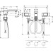 Hansgrohe 3-Loch Waschtischarmatur 50 Axor Urquiola Standmodell chrom ohne Platte