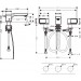 Hansgrohe 3-Loch Waschtischarmatur 50 Axor Urquiola Standmodell chrom ohne Platte