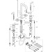 Hansgrohe 3-Loch Waschtischarmatur Axor Citterio chrom m.Platte u.Hebelgriffen