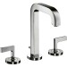 Hansgrohe 3-Loch Waschtischarmatur Axor Citterio chrom mit Hebelgriffen