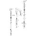 Hansgrohe 3-Loch Waschtischarmatur Axor Edge Diamantschliff chrom