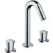 Hansgrohe 3-Loch Waschtischarmatur Logis chrom  