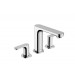 Hansgrohe 3-Loch Waschtischarmatur Rebris S mit Zugstange chrom