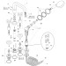 Hansgrohe 4-Loch Wannenarmatur Axor Citterio F-Set f.Fliesenrand chrom mit Kreuzgriff