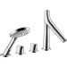 Hansgrohe 4-Loch Wannenarmatur AXOR Starck Organic F-Set f.Fliesenrand chrom