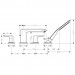 Hansgrohe 4-Loch Wannenarmatur Metris F-Set chrom Wannenrandmontage
