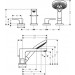Hansgrohe 4-Loch Wannenarmatur Metropol F-Set chrom Wannenrandmontage