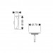 Hansgrohe Ab-u.Überlaufgarnitur Flexaplus F-Set (Griff u.Stopfen) chrom