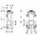 Hansgrohe Ablage Axor Starck Grundset 120mm  