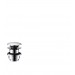 Hansgrohe Ablaufgarnitur Push-Open für Waschtisch- und Bidetmischer Brushed Black Chrome