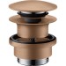 Hansgrohe Ablaufgarnitur Push-Open für Waschtisch- und Bidetmischer Brushed Red Gold