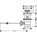 Hansgrohe Ablaufventil Mattschwarz
