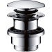 Hansgrohe Ablaufventil Push-Open Axor DN32 chrom mit Überlaufloch