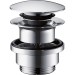 Hansgrohe Ablaufventil Push-Open Axor DN32 chrom mit Überlaufloch