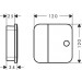 Hansgrohe Absperrventil Unterputz Axor ONE Fertigset chrom