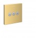 Hansgrohe Absperrventil Unterputz ShowerSelect Fertigset 3 Verbraucher polished gold