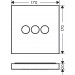 Hansgrohe Absperrventil UP Axor ShowerSelect Fertigset 3 Verbraucher quadratisch chr.