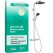 Hansgrohe Activera S Showerpipe 240 1jet  EcoSmart mit Ecostat Fine chrom
