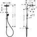 Hansgrohe Activera S Showerpipe 240 1jet  EcoSmart Reno Varia MSW